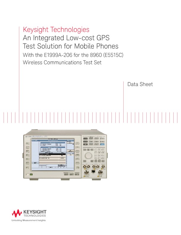 An Integrated Low-cost GPS Test Solution for Mobile Phones