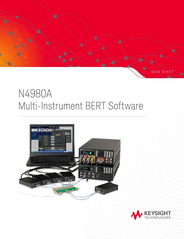 N4980A Multi-Instrument BERT Software