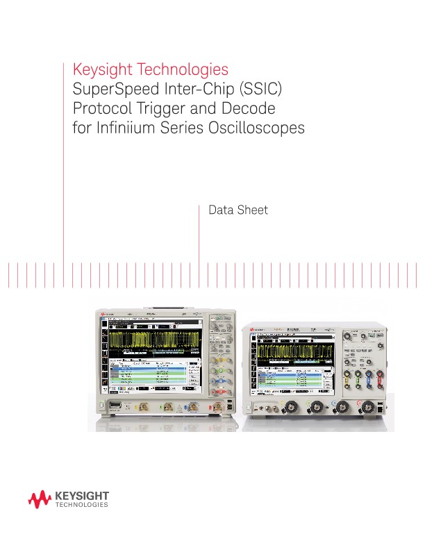 SuperSpeed Inter-Chip (SSIC) Protocol Trigger and Decode