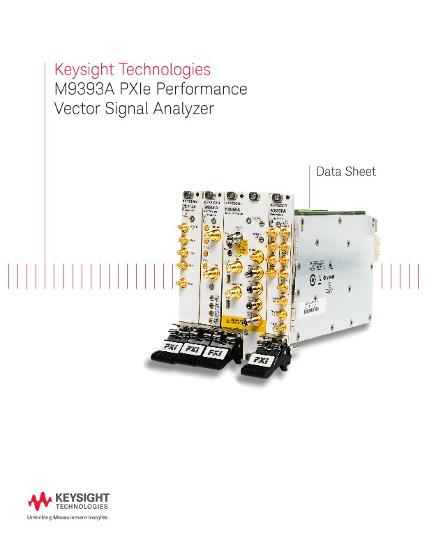 M9393A PXIe Performance Vector Signal Analyzer