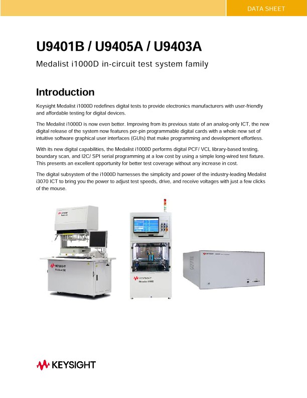 U9401B / U9405A / U9403A