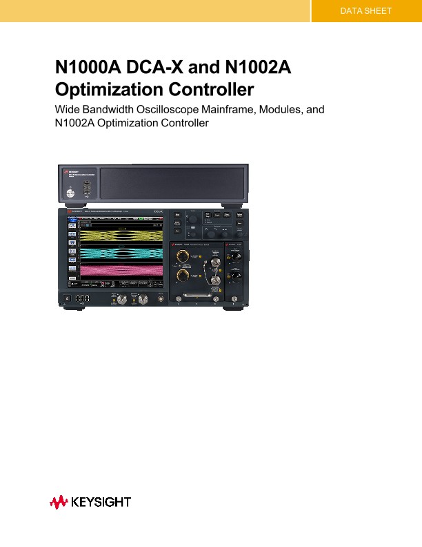N1000A DCA-X and N1002A Optimization Controller