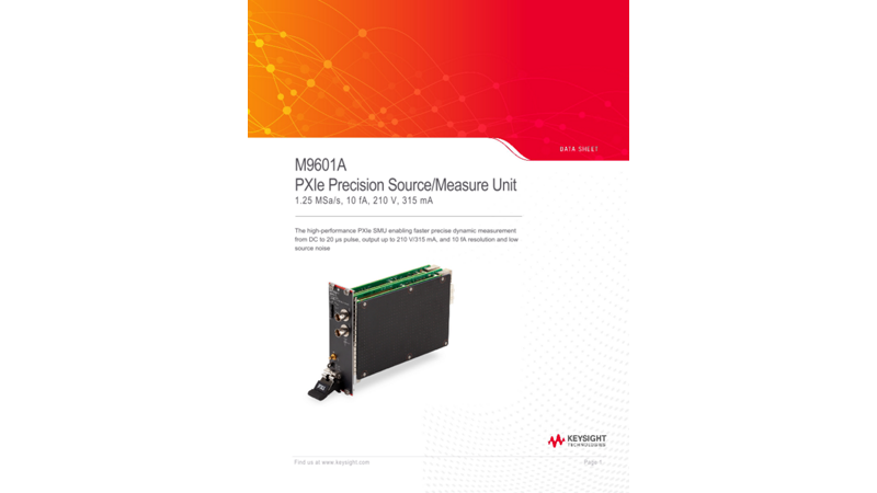 M9615a Rear Panel M9601A PXIe 精密型源表模块,10 fA | Keysight