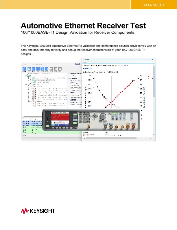 Automotive Ethernet Receiver testing