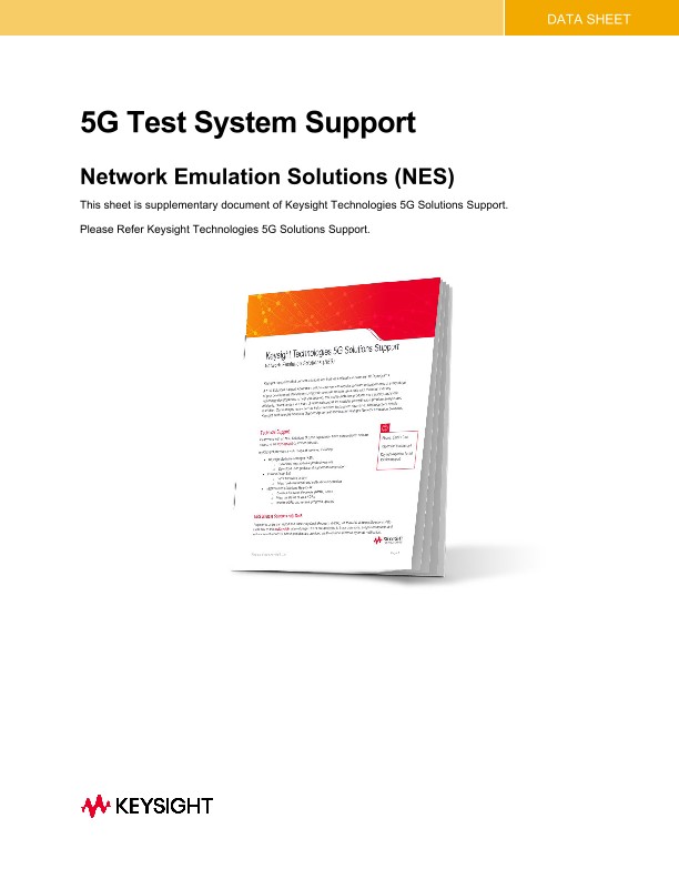 5G Test System Support