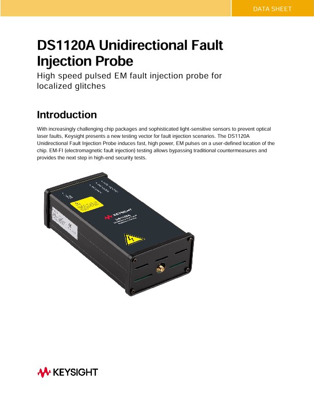 DS1120A Unidirectional Fault Injection Probe