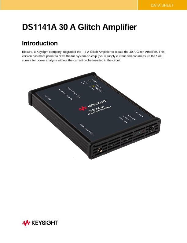 DS1141A 30 A Glitch Amplifier