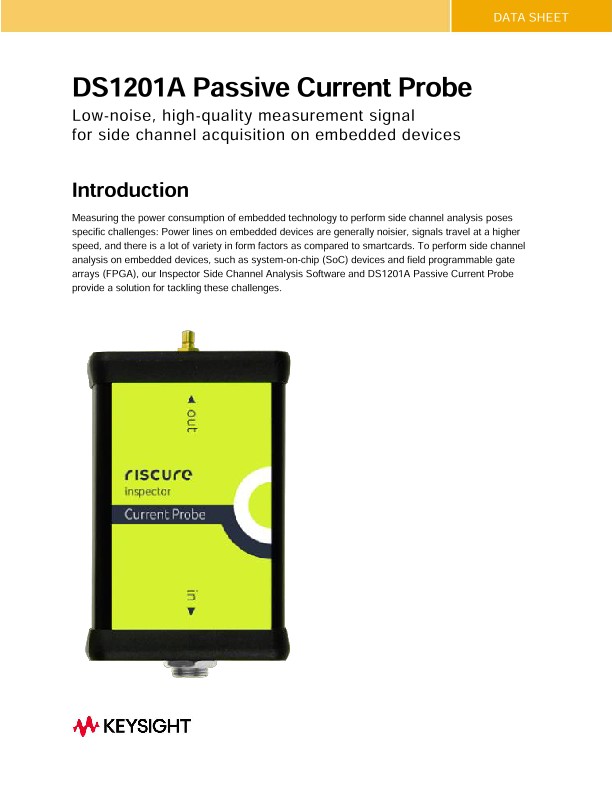 DS1201A Passive Current Probe