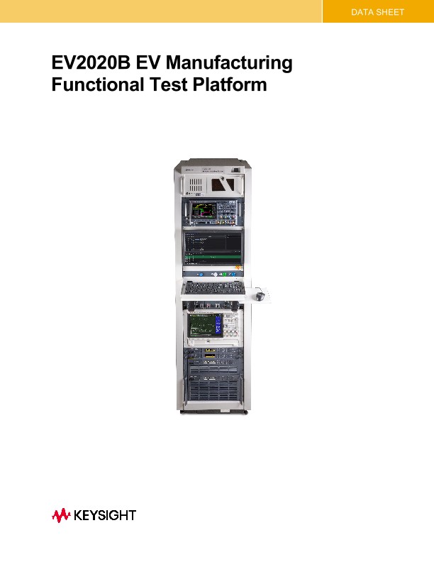 EV2020B EV Manufacturing Functional Test Platform