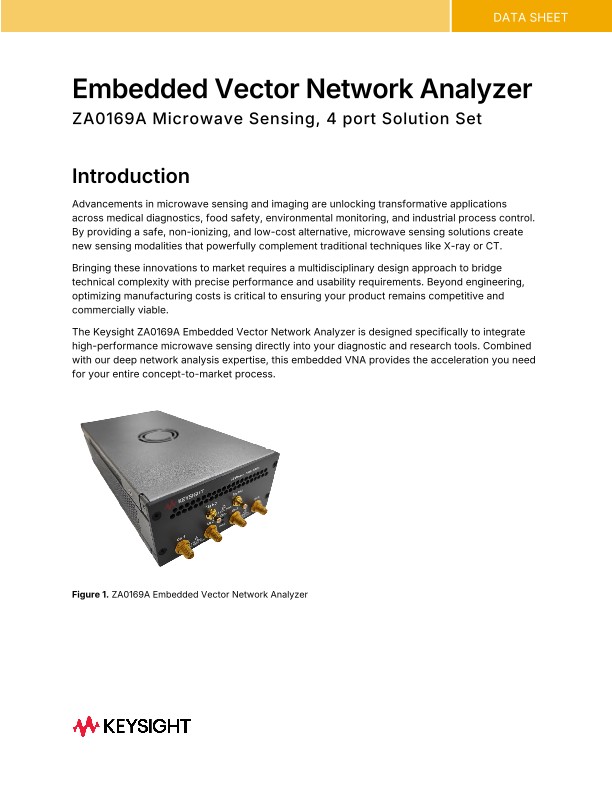 Embedded Vector Network Analyzer