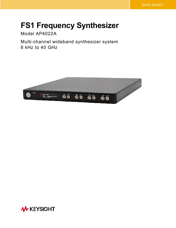 FS1 Frequency Synthesizer Model AP4022A