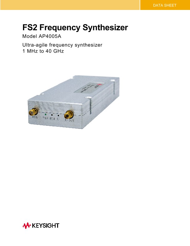 FS2 Frequency Synthesizer