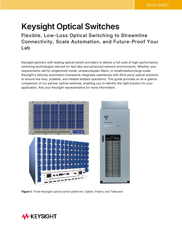 Keysight Optical Switches