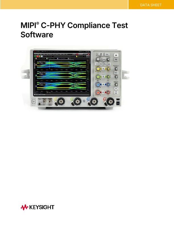 MIPI C-PHY Compliance Test Software