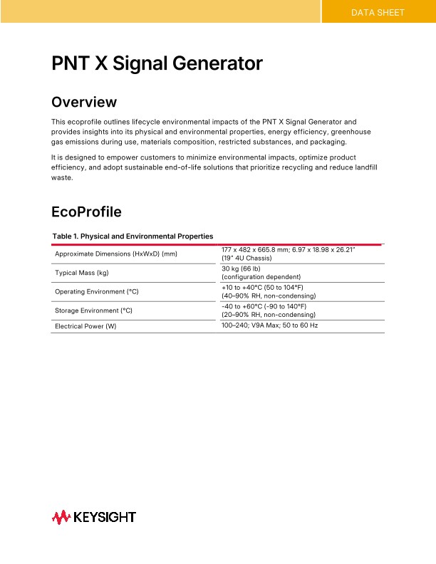 PNT X Signal Generator