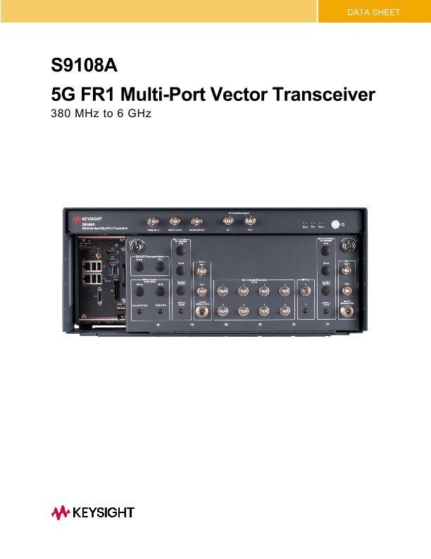 S9108A 5G FR1 Multi-Port Vector Transceiver