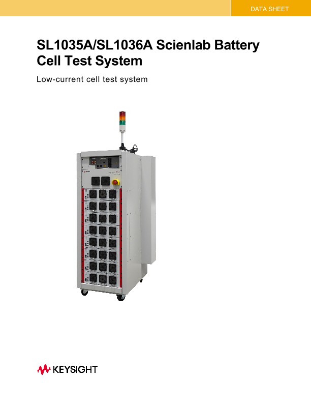 SL1035A/SL1036A Scienlab Battery Cell Test System