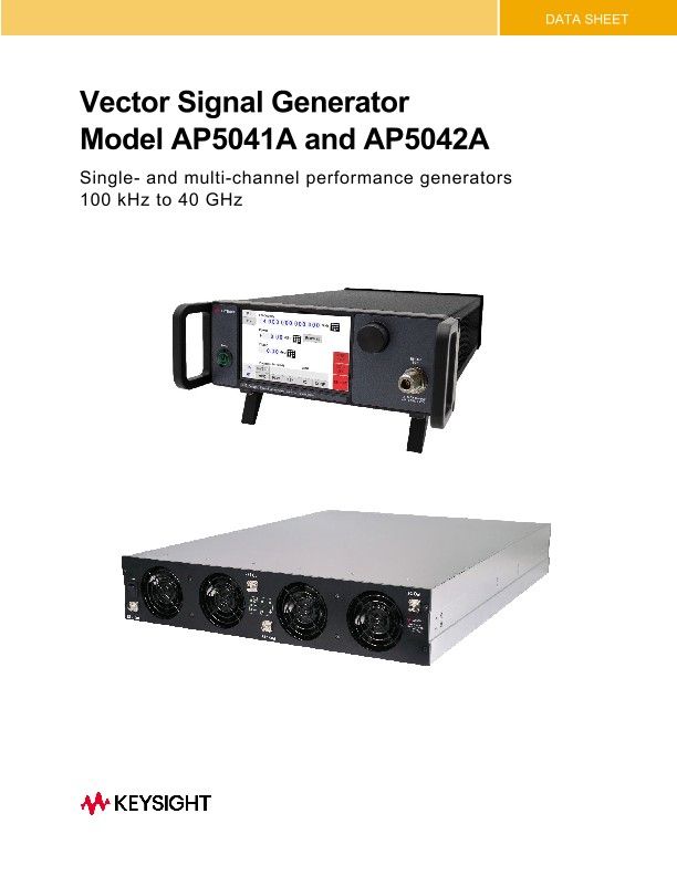 Vector Signal Generator Model AP5041A and AP5042A