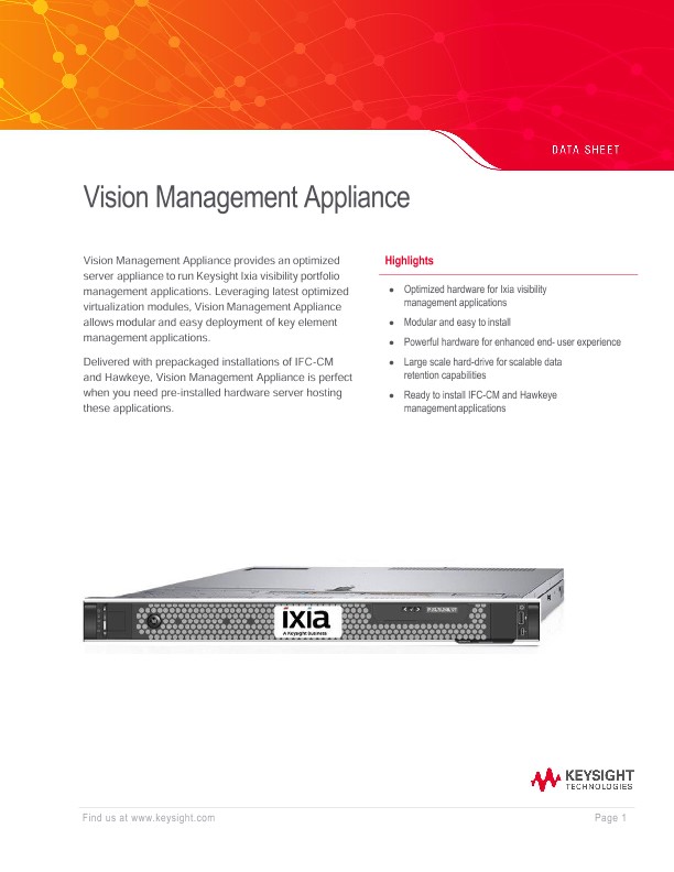 Vision Management Appliance