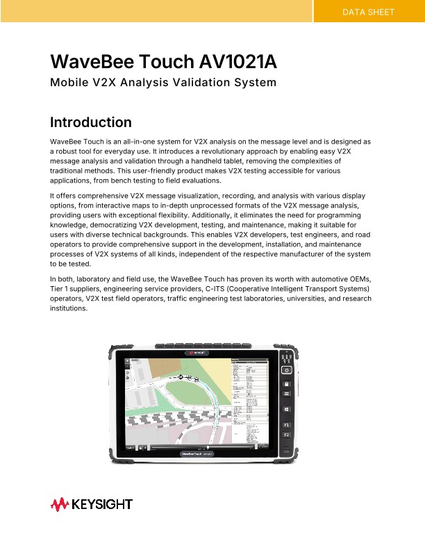 WaveBee Touch AV1021A