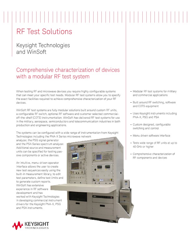 RF Test Solution