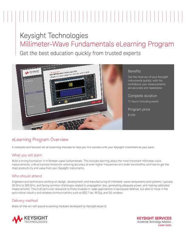 Millimeter-Wave Fundamentals eLearning Program - Course Overview