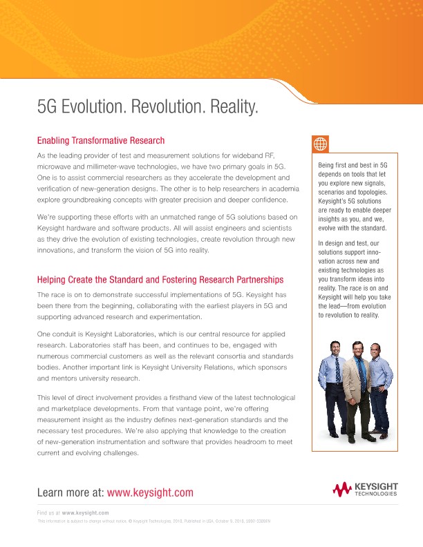 5G Evolution. Revolution. Reality. 