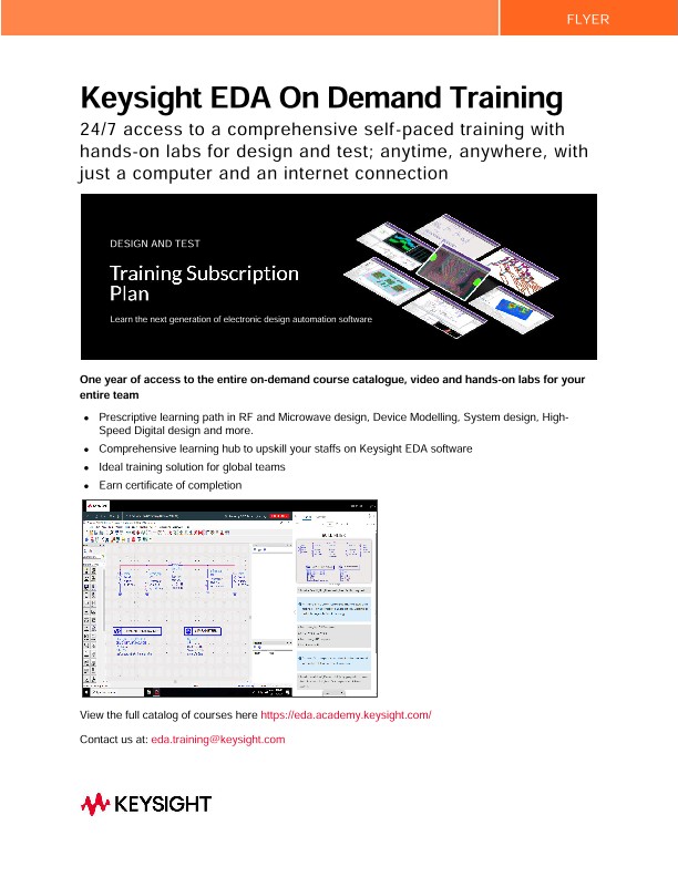 Keysight EDA On Demand Training