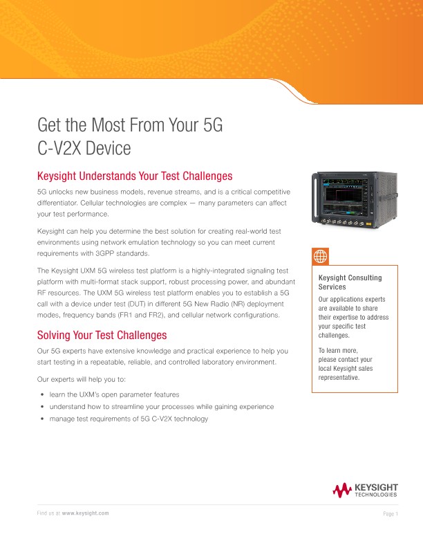 Get the Most From Your 5G C-V2X Device