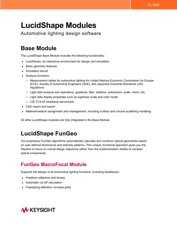 LucidShape Modules