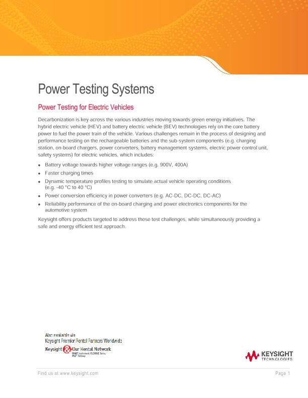 Power Testing Systems