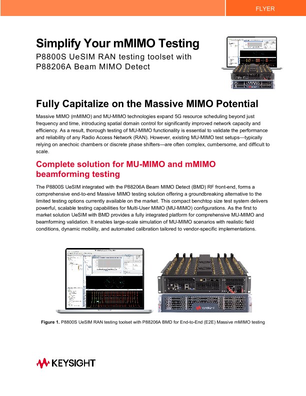 Simplify Your mMIMO Testing