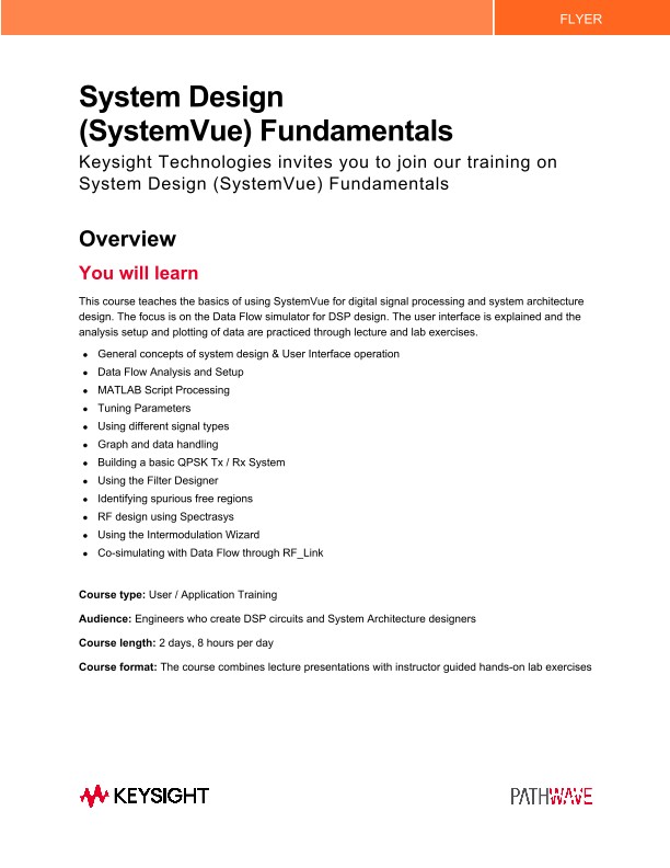 System Design (SystemVue) Fundamentals