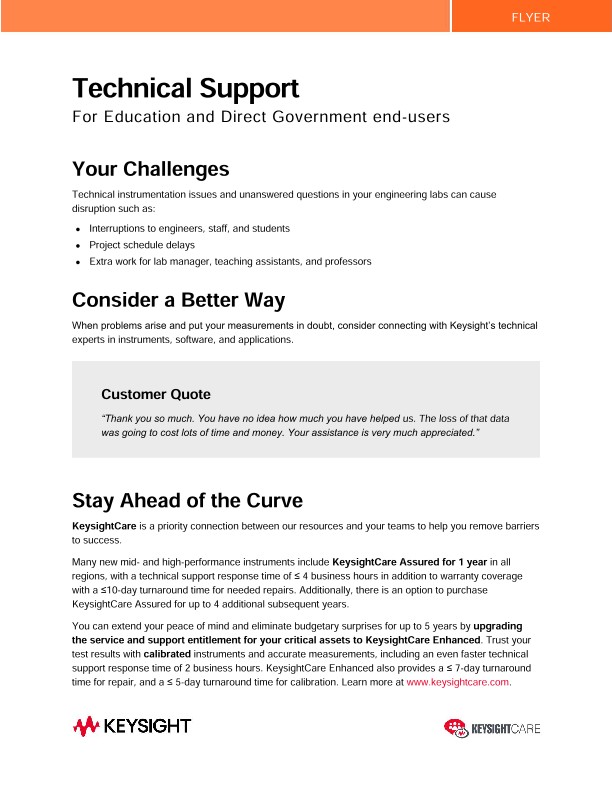 Technical Support for Education and Direct Government