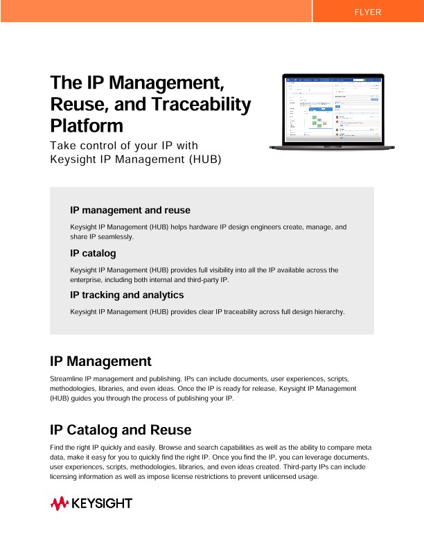 The IP Management, Reuse, and Traceability Platform
