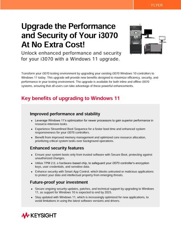 Upgrade the Performance and Security of Your i3070 At No Extra Cost