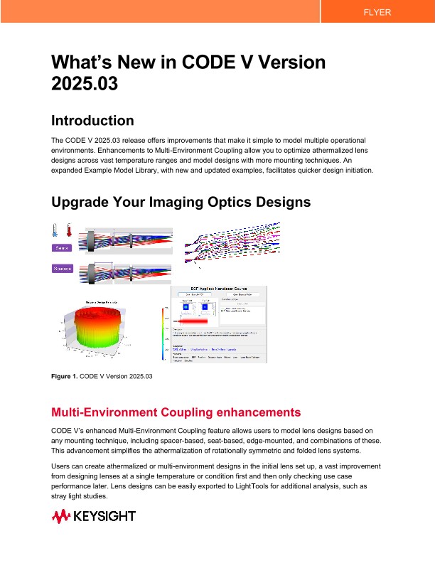 What's New in CODE V Version 2025.03