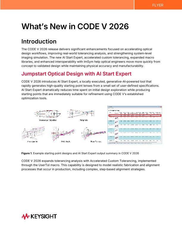What’s New in CODE V 2026