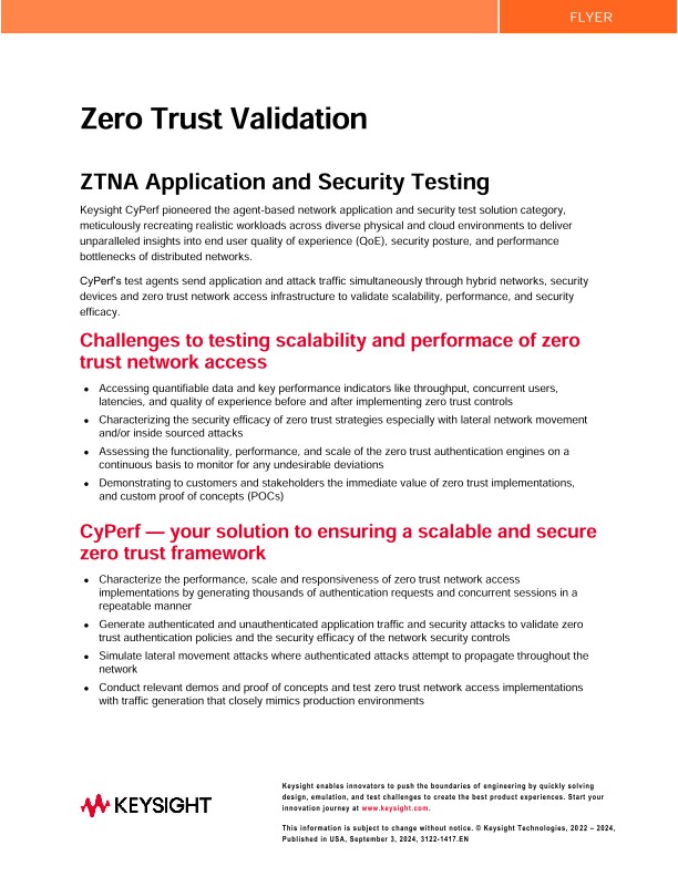Zero Trust Validation