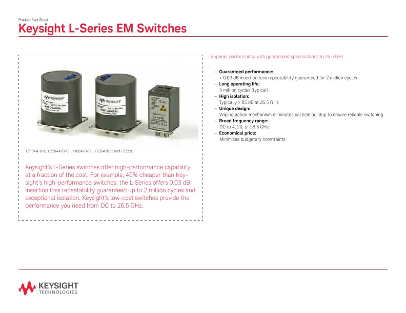 L-Series EM Switches