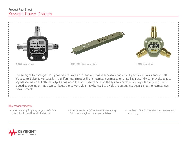 Power Dividers 