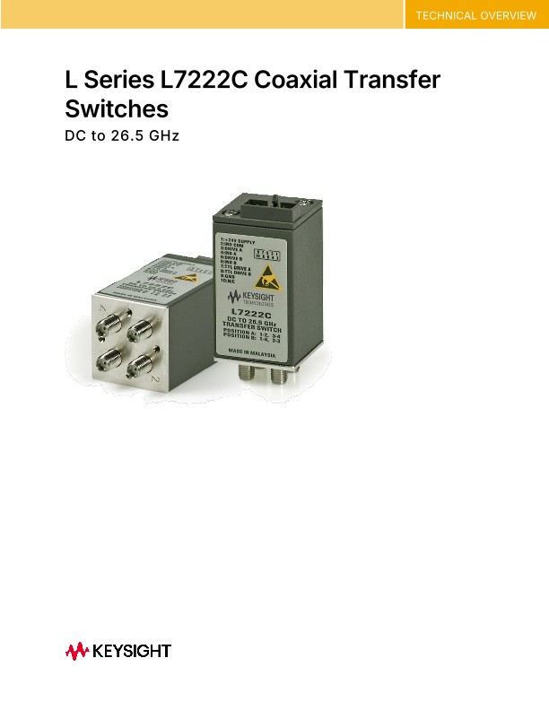 L Series L7222C Coaxial Transfer Switches