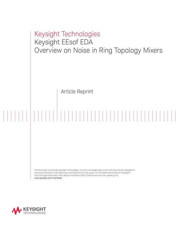 Overview on Noise in Ring Topology Mixers