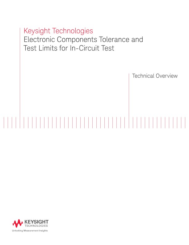Electronic Components Tolerance and Test Limits for In-Circuit Test