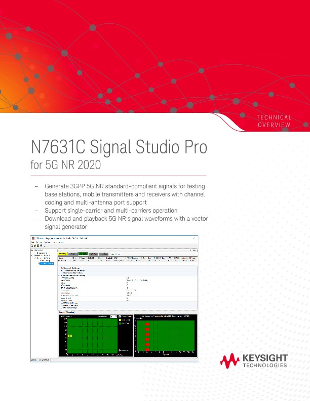 N7631C Signal Studio Pro for 5G NR