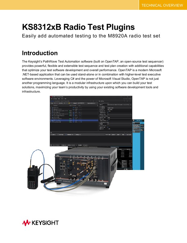 KS8312xA Radio Test Plugins