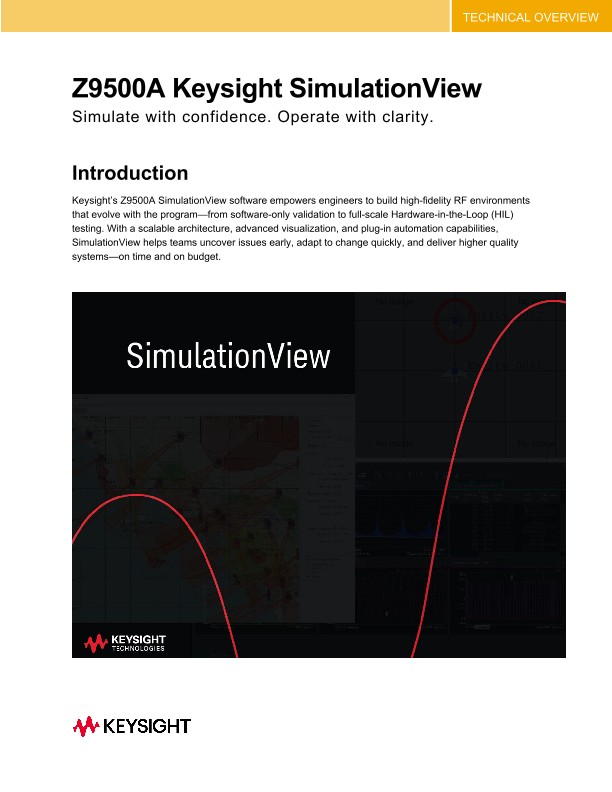 Z9500A Keysight Simulation View