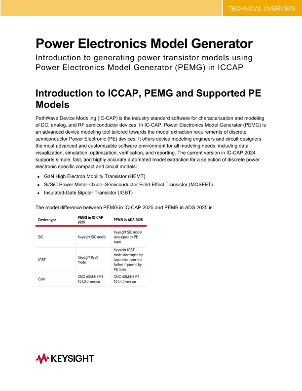 Power Electronics Model Generator