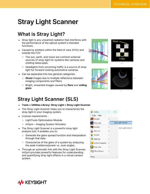 Stray Light Scanner