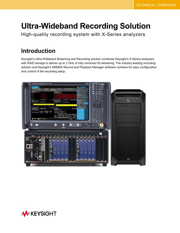 Ultra-Wideband Recording Solution